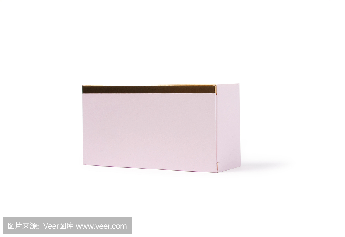 粉红色的纸箱